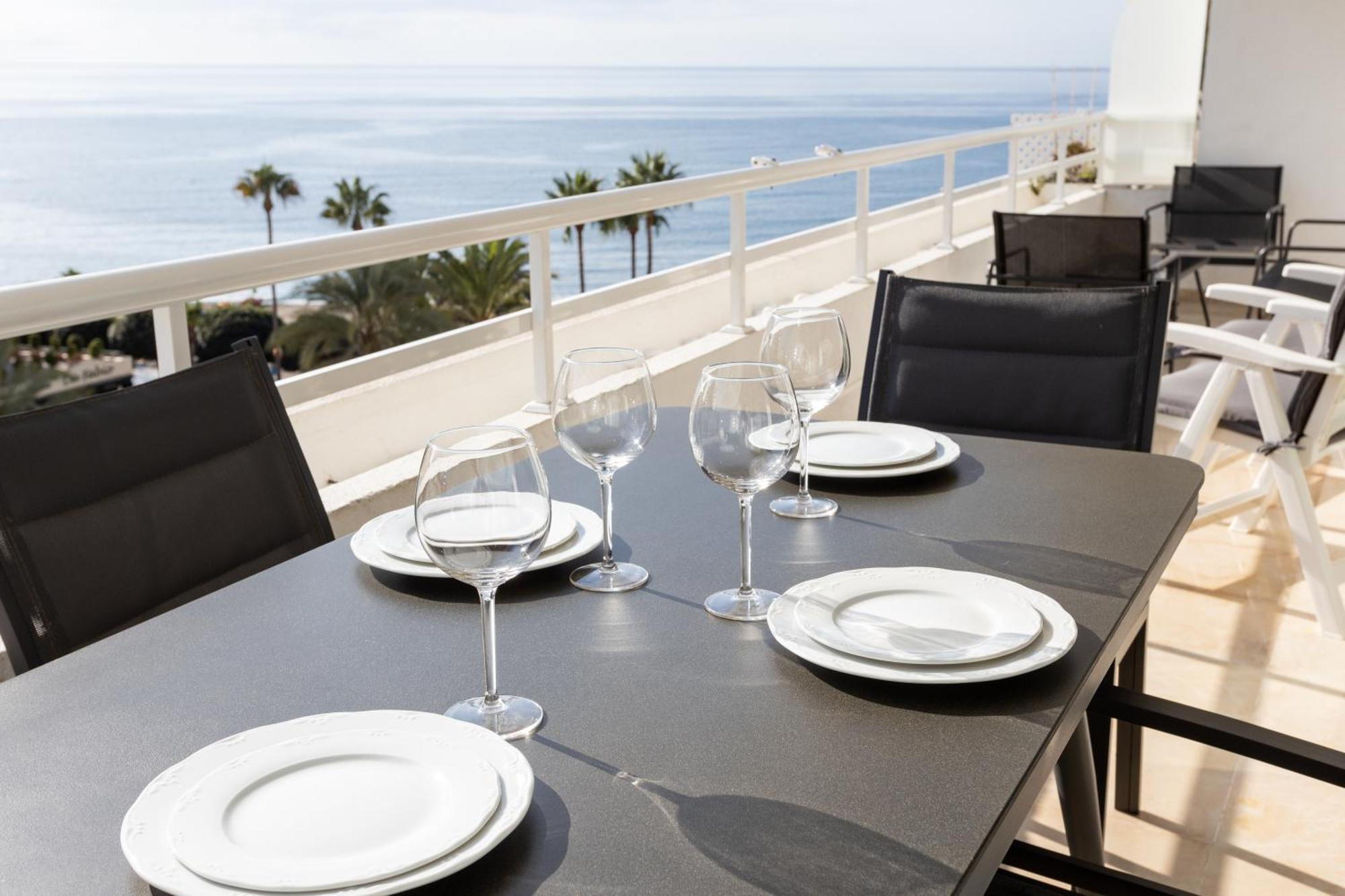 Mtr - Temporary Rent Luminoso Vista Mar Av Del Mar Marbella